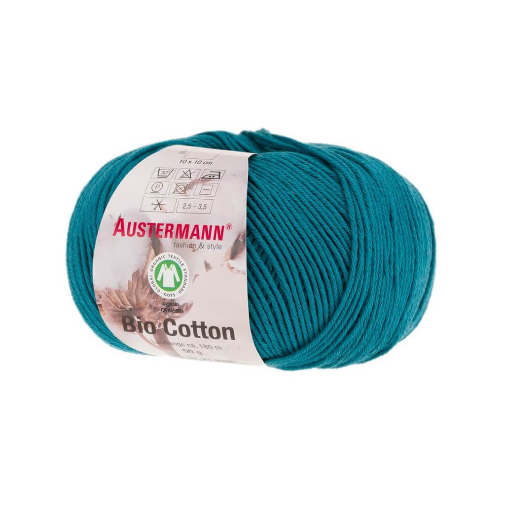 Austermann Bio Cotton 50g 24 - Petrol Lieblingsgarn