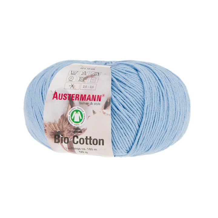 Austermann Bio Cotton 50g 26 - Hellblau Lieblingsgarn