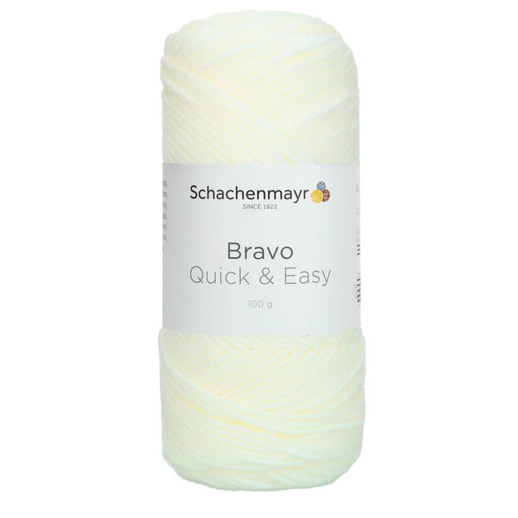 Schachenmayr Bravo Quick & Easy 100g 8224 - Weiss Lieblingsgarn