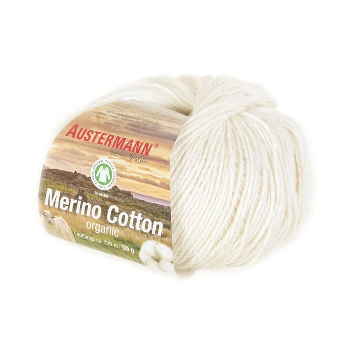 Austermann Merino Cotton 50g 1 - Natur Lieblingsgarn