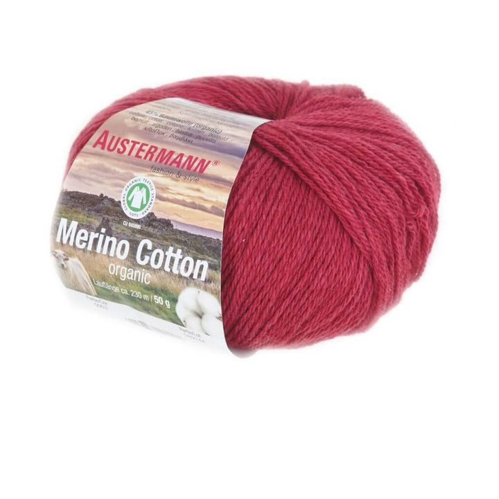 Austermann Merino Cotton 50g 3 - Rot Lieblingsgarn