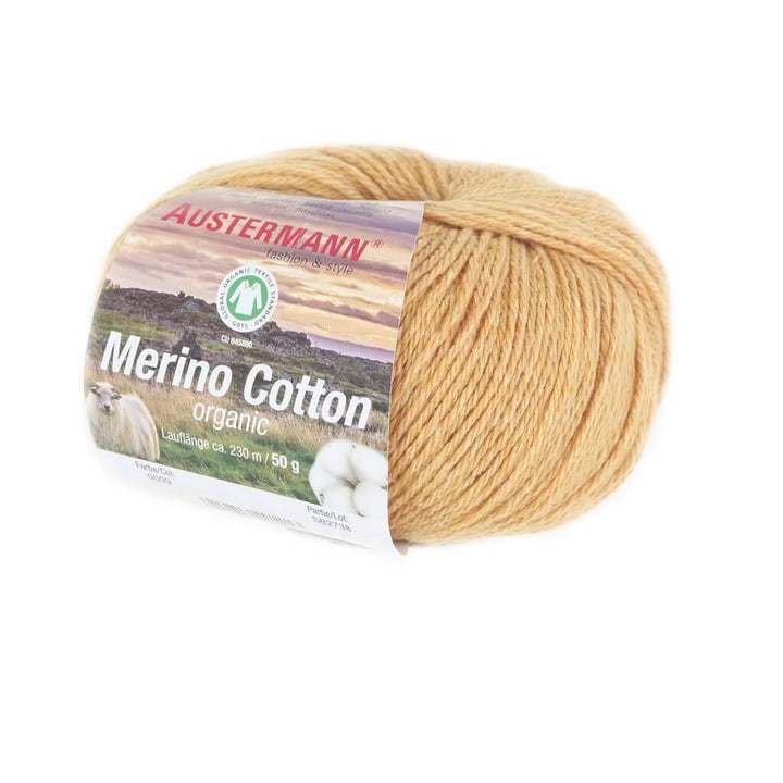 Austermann Merino Cotton 50g 9 - Honig Lieblingsgarn