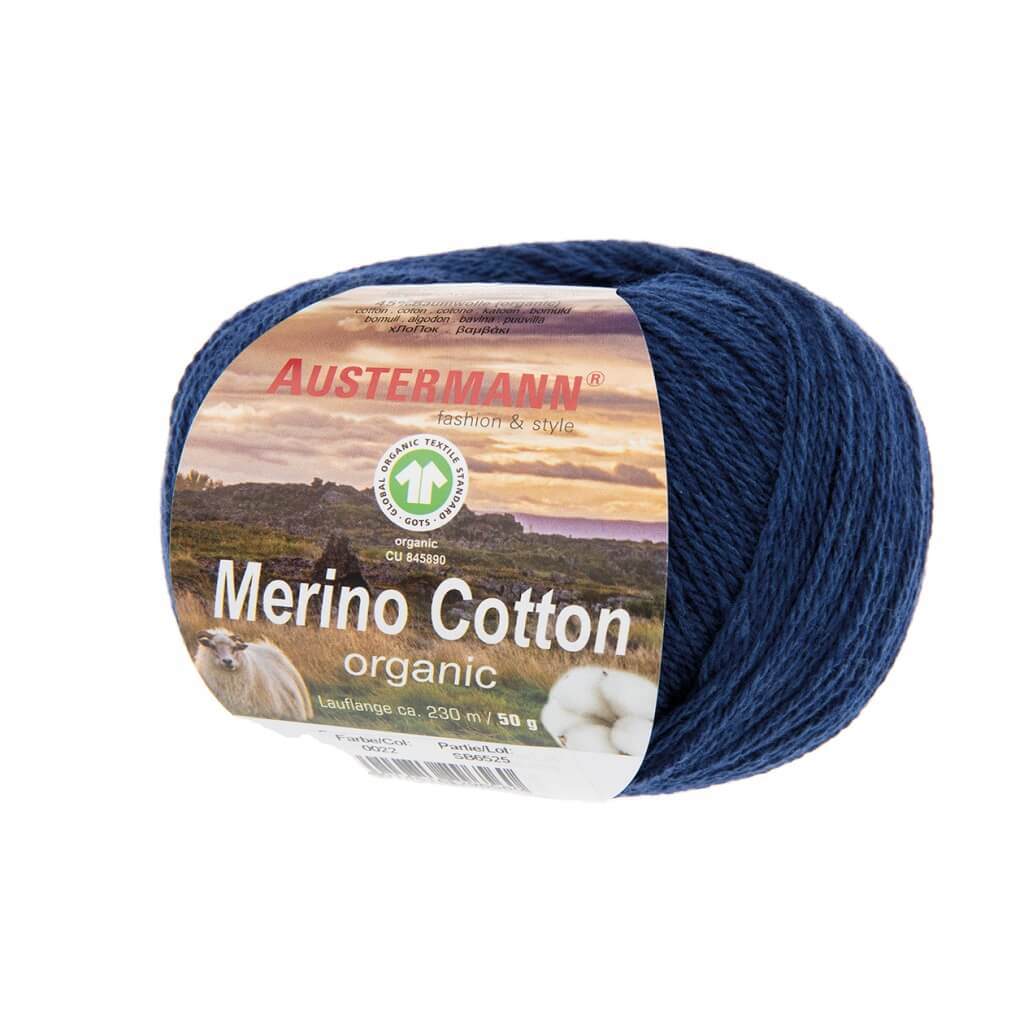 Austermann Merino Cotton 50g 22 - Indigo Lieblingsgarn