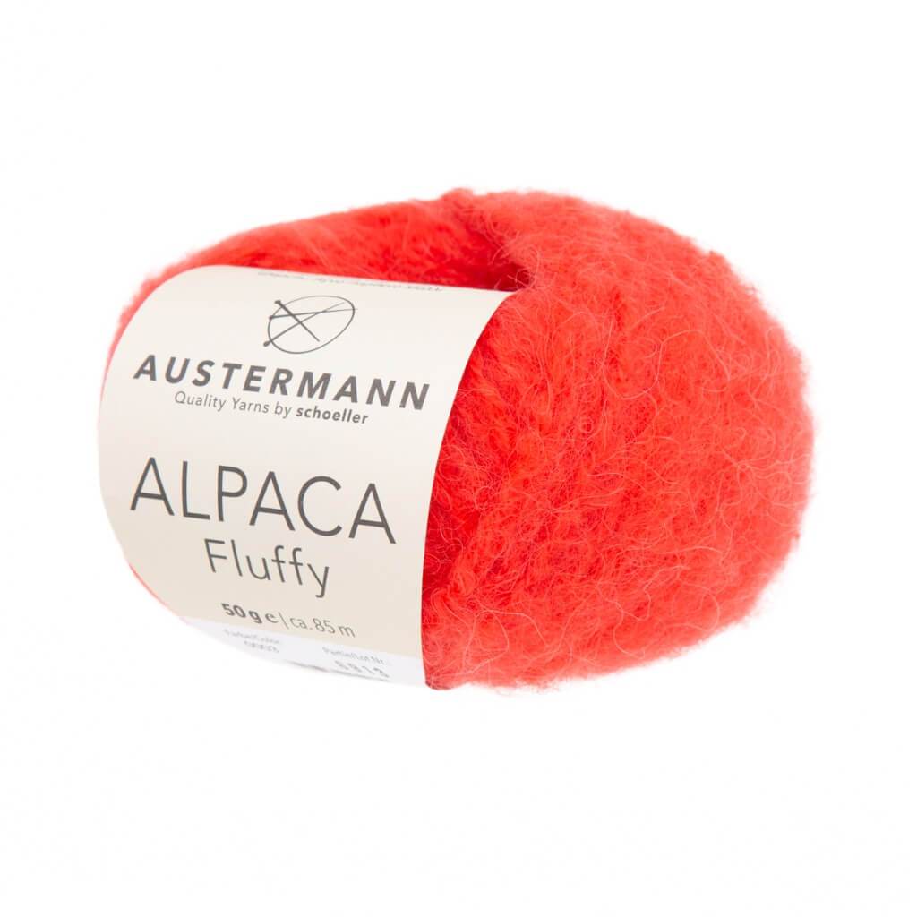 Austermann Alpaca Fluffy 50g - Alpakagarn 3 - Rot Lieblingsgarn