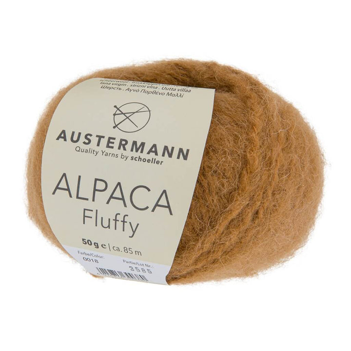 Austermann Alpaca Fluffy 50g - Alpakagarn 18 - Camel Lieblingsgarn
