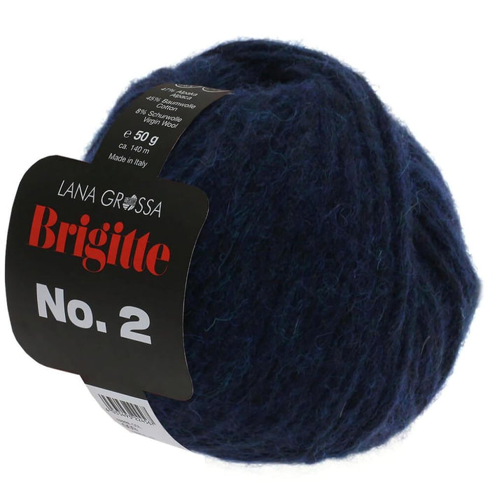 Lana Grossa Brigitte No. 2 50 g 5 - Nachtblau Lieblingsgarn