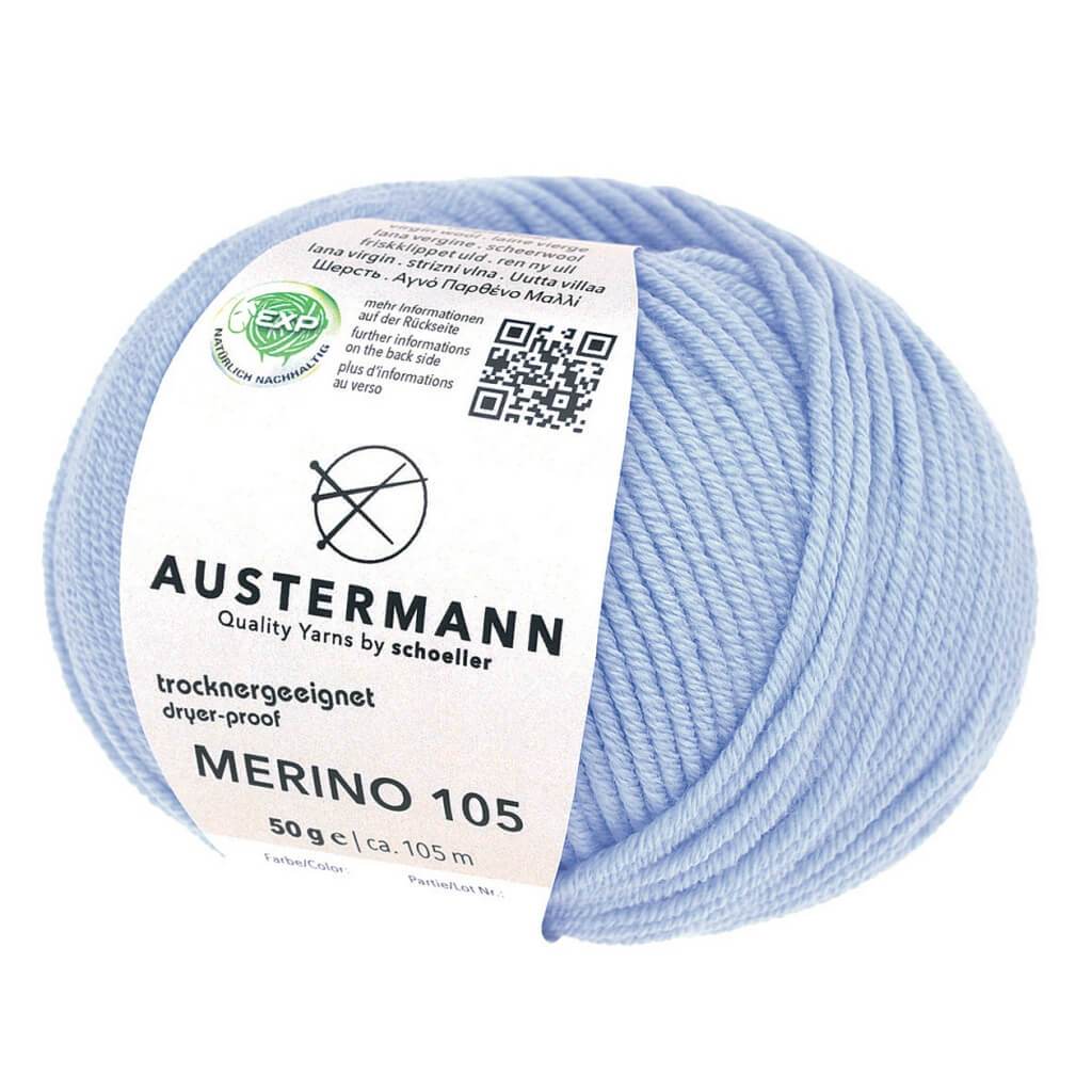 Austermann Merino 105 EXP 50g 322 - Azur Lieblingsgarn