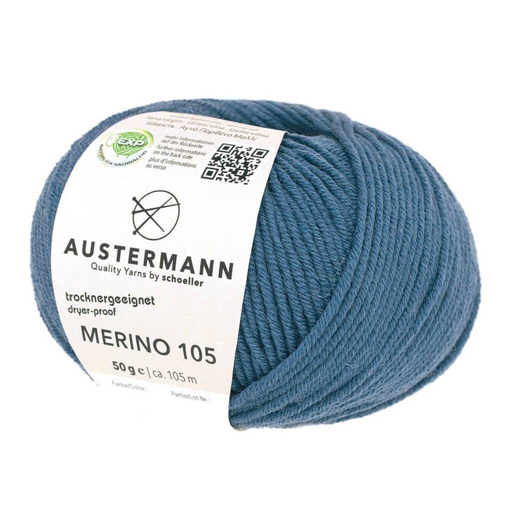 Austermann Merino 105 EXP 50g 323 - Jeans Lieblingsgarn