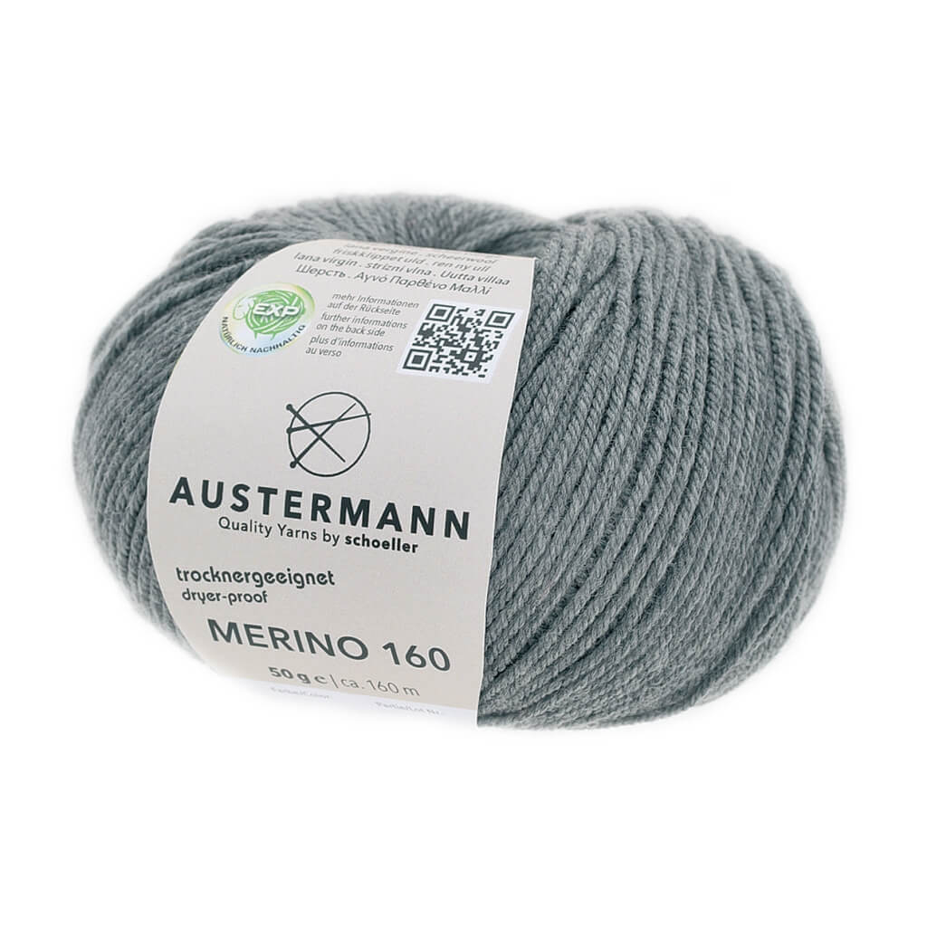 Austermann Merino 160 Exp 50g 229 - Grau Lieblingsgarn
