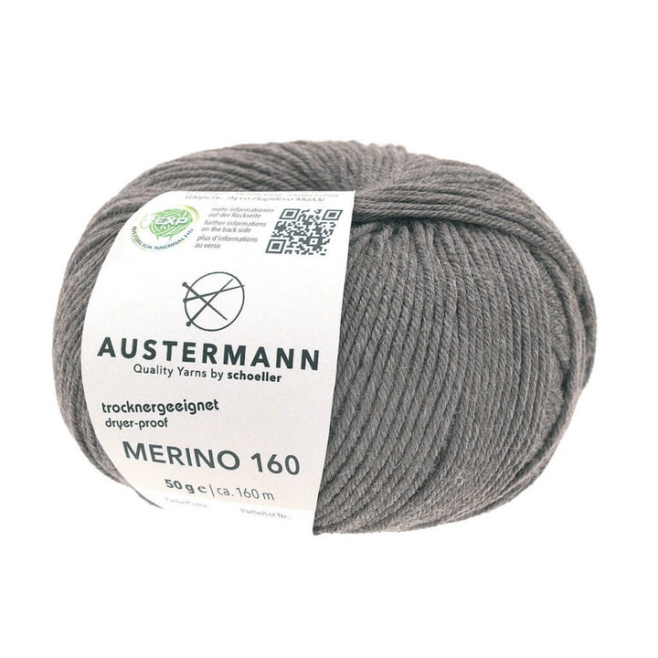 Austermann Merino 160 Exp 50g 238 - Braun-Meliert Lieblingsgarn