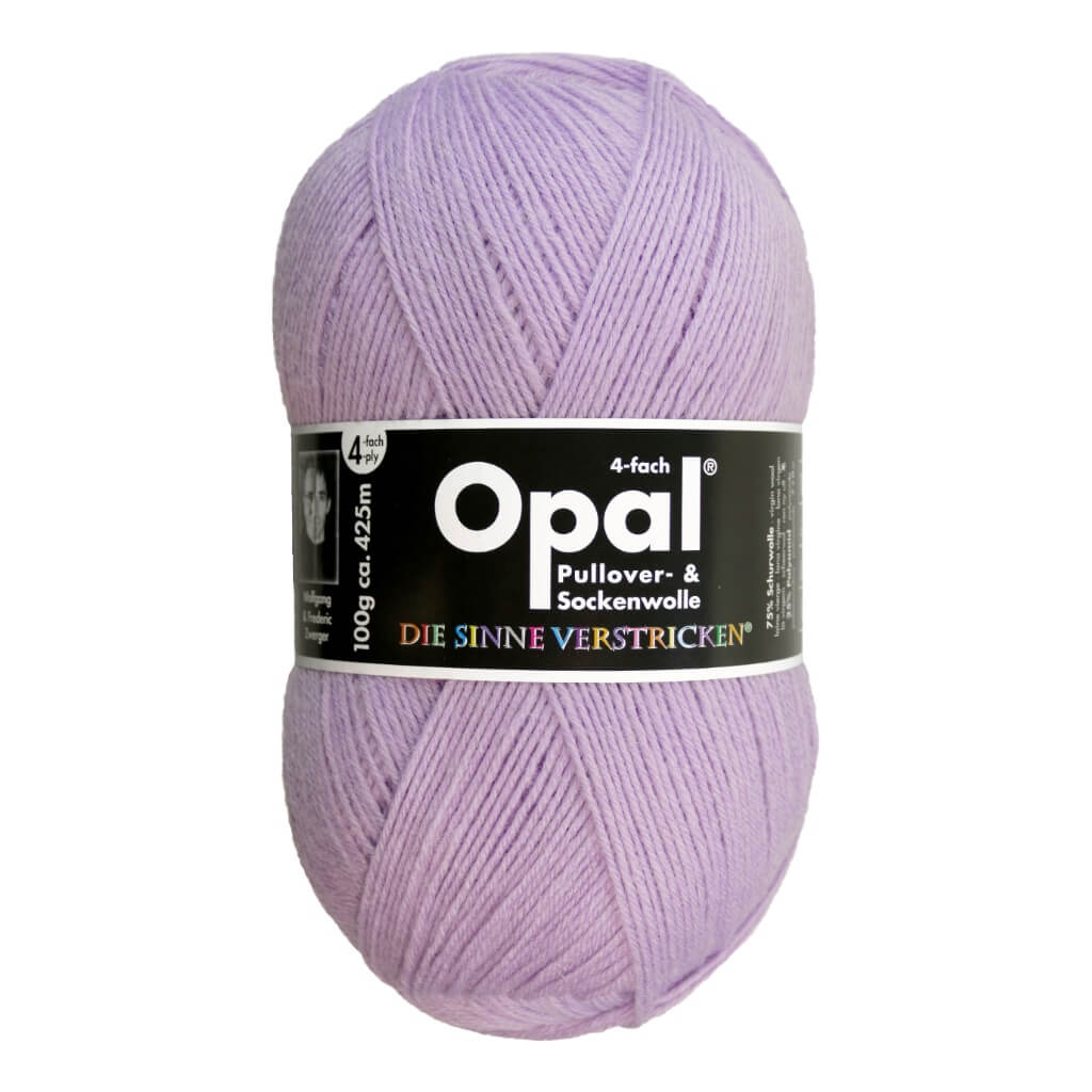 Opal Sockenwolle Uni 4-fach 100g 5186 - Flieder Lieblingsgarn