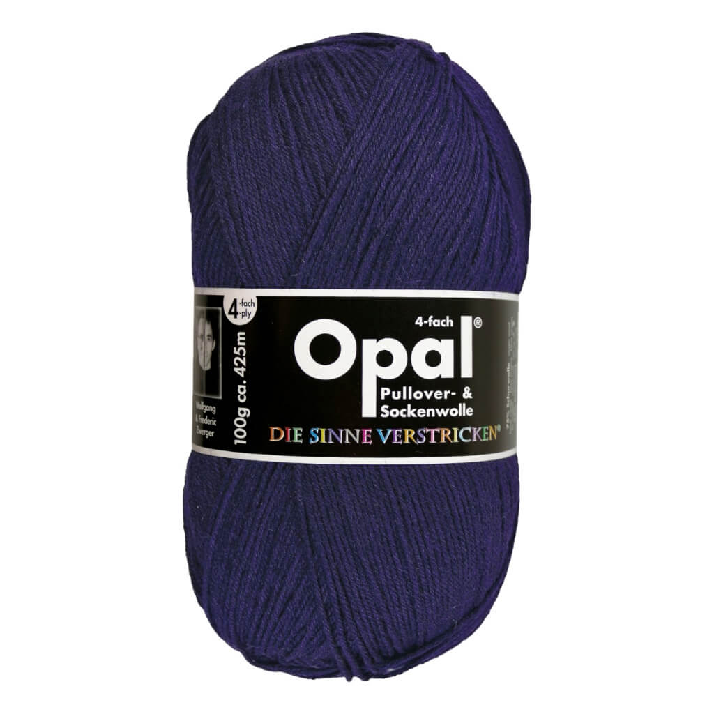 Opal Sockenwolle Uni 4-fach 100g 5190 - Marine Lieblingsgarn