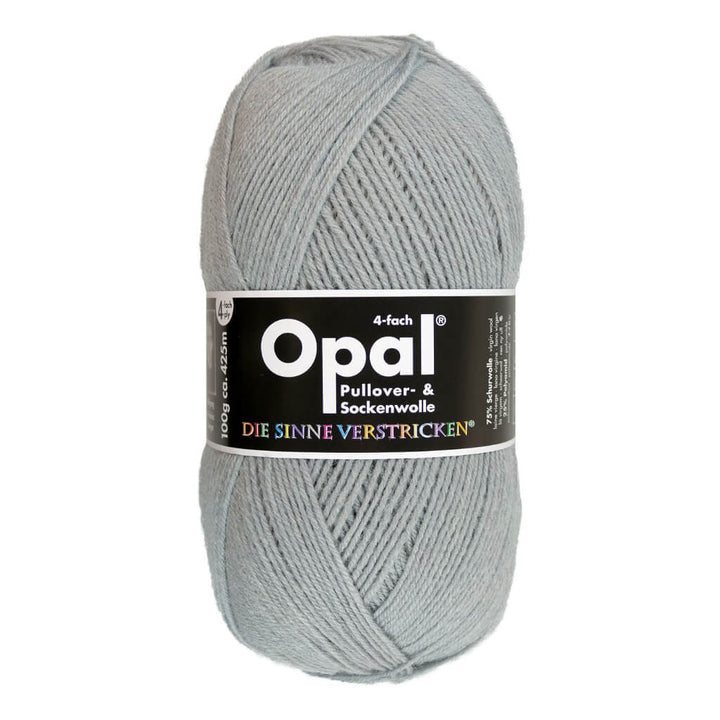 Opal Sockenwolle Uni 4-fach 100g 5193 - Mittelgrau Lieblingsgarn