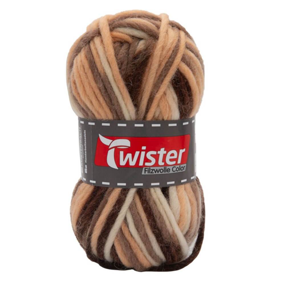 Twister Filzwolle Color 50g 182 - Cappuccino Lieblingsgarn
