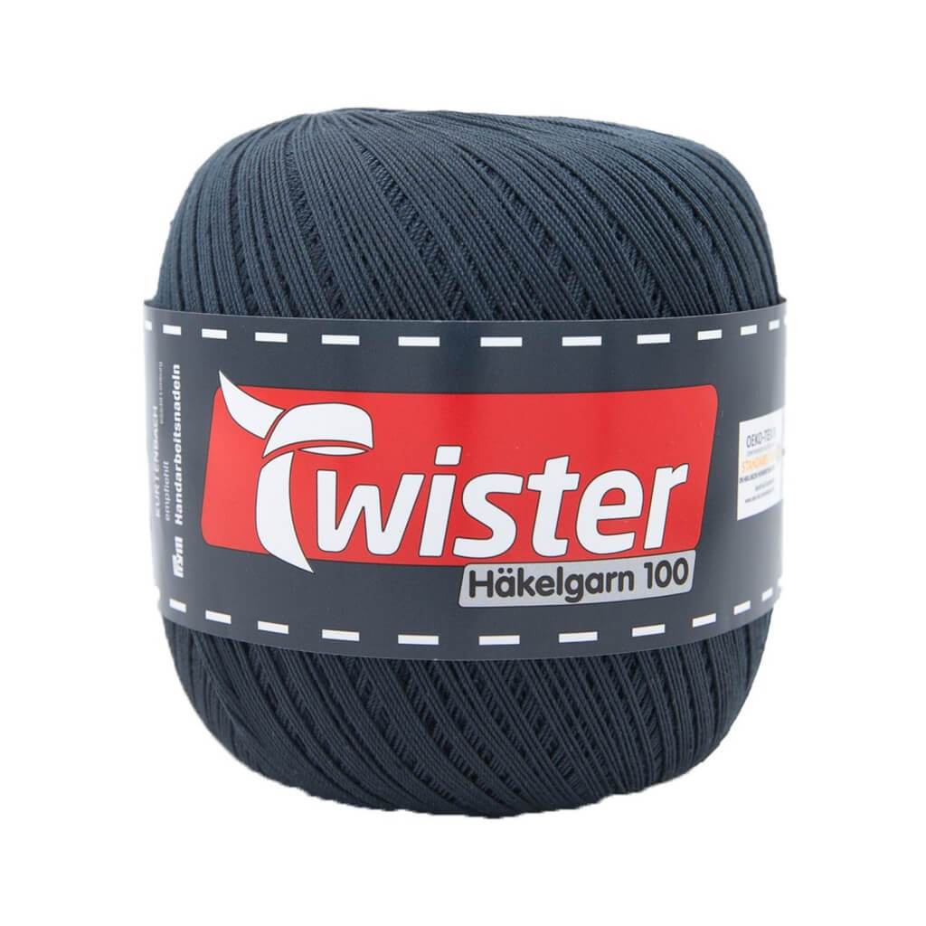 Twister Häkelgarn 100 g - Häkel Wolle 19 - Anthrazit Lieblingsgarn