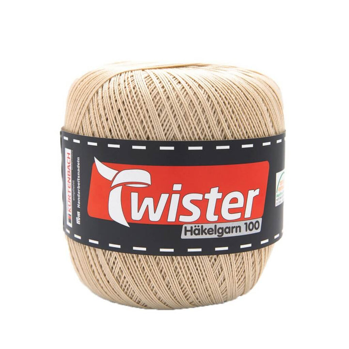 Twister Häkelgarn 100 g - Häkel Wolle 21 - Beige Lieblingsgarn