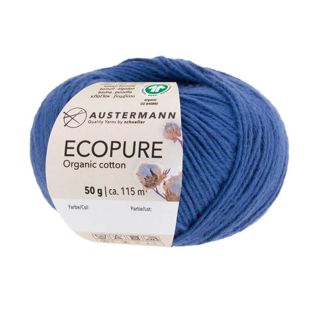 Austermann Ecopure 50g - Bio-Baumwollgarn 19 - Jeans Lieblingsgarn