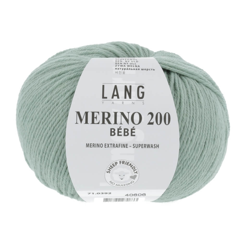 Lang Yarns Merino 200 Bebe - 50g 71.0392 - Salbei Lieblingsgarn