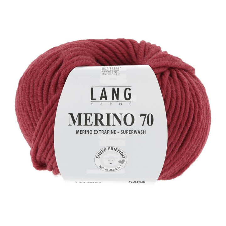 Lang Yarns Merino 70 50g 733.0061 - Chianti Lieblingsgarn