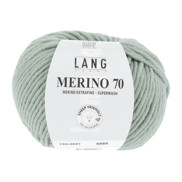 Lang Yarns Merino 70 50g 733.0091 - Hellsalbei Lieblingsgarn