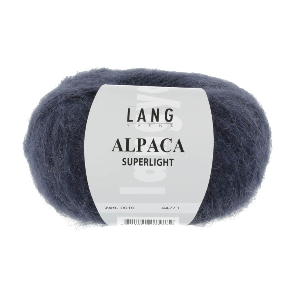 Lang Yarns Alpaca Superlight - 25g 749.0010 - Stahl Lieblingsgarn