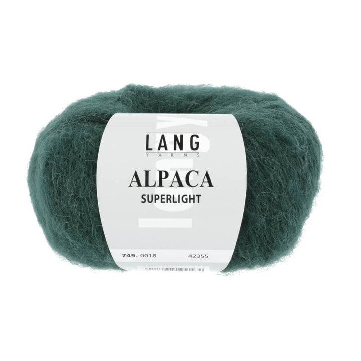 Lang Yarns Alpaca Superlight - 25g 749.0018 - Dunkelgrün Lieblingsgarn