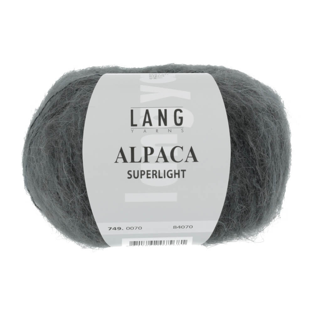 Lang Yarns Alpaca Superlight - 25g 749.0070 - Anthrazit Lieblingsgarn