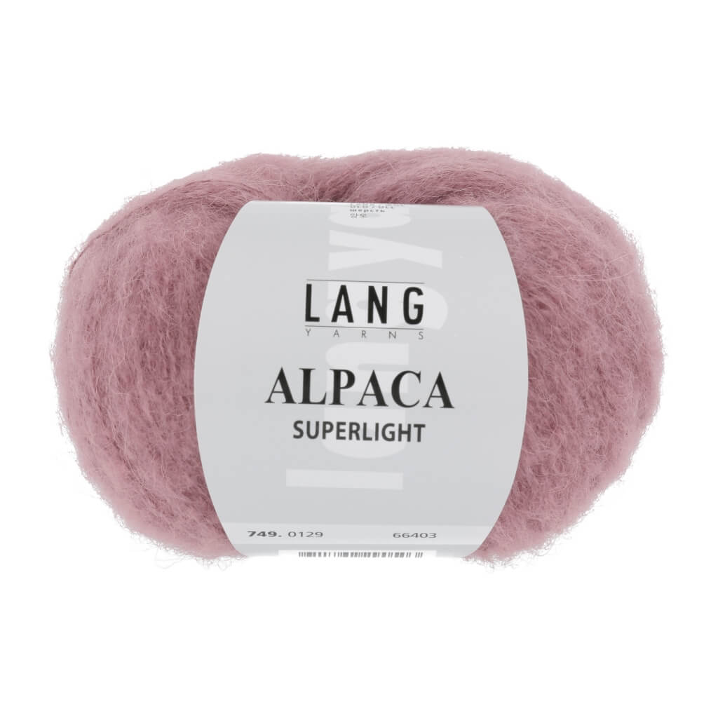 Lang Yarns Alpaca Superlight - 25g 749.0129 - Rosenholz Lieblingsgarn