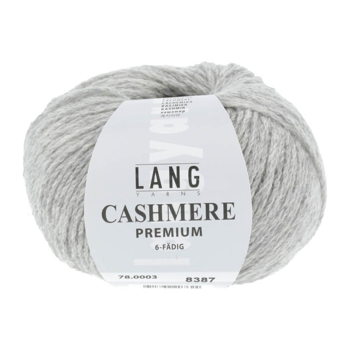 Lang Yarns Cashmere Premium - 25g 78.0003 - Hellgrau Mélange Lieblingsgarn