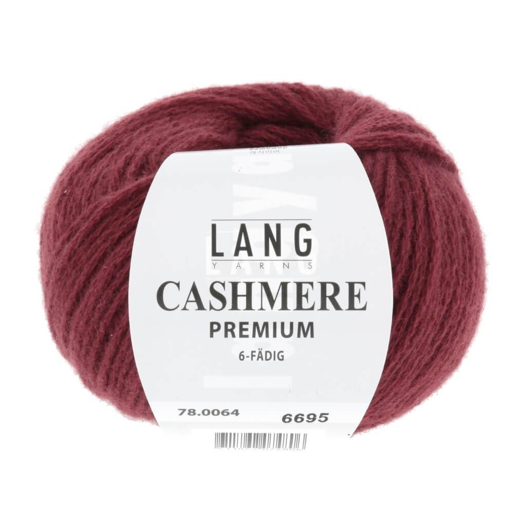 Lang Yarns Cashmere Premium - 25g 78.0064 - Bordeaux Mélange Lieblingsgarn