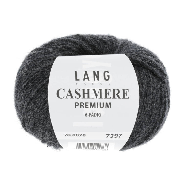 Lang Yarns Cashmere Premium - 25g 78.0070 - Anthrazit Mélange Lieblingsgarn