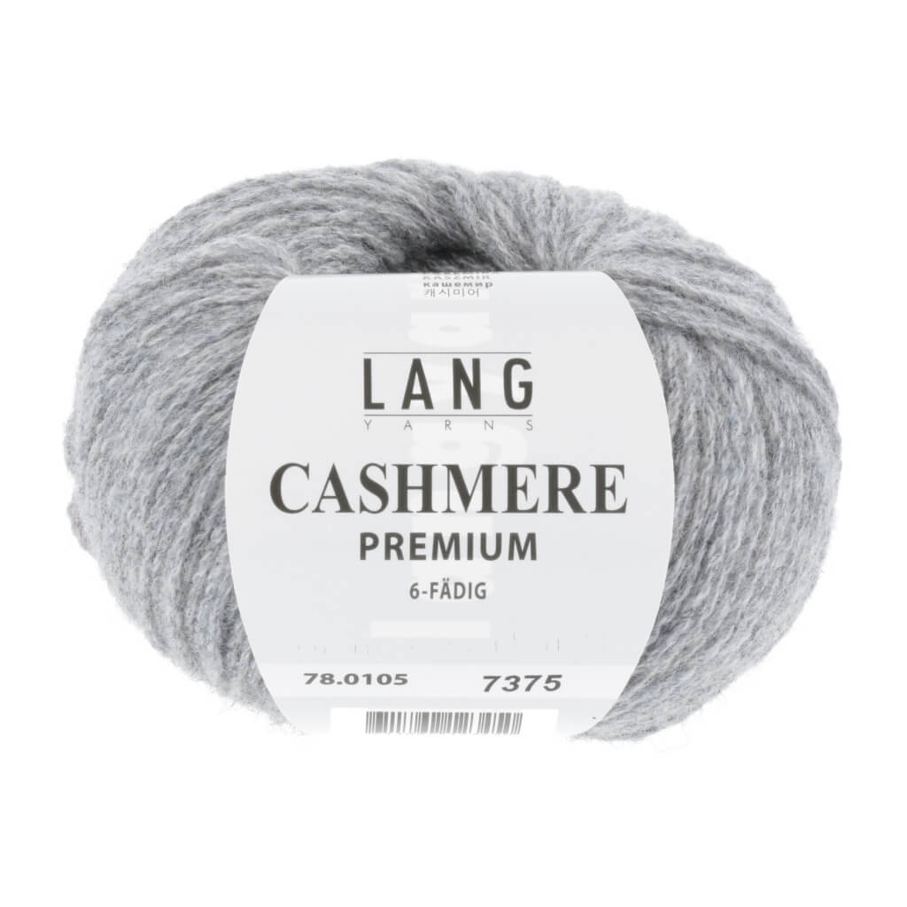 Lang Yarns Cashmere Premium - 25g 78.0105 - Hellgrau Mélange Lieblingsgarn