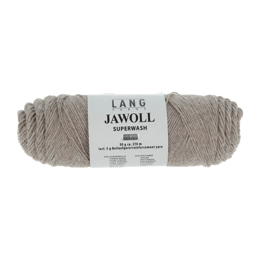 Lang Yarns Jawoll - 50g 83.0045 - Hellbraun Mélange Lieblingsgarn