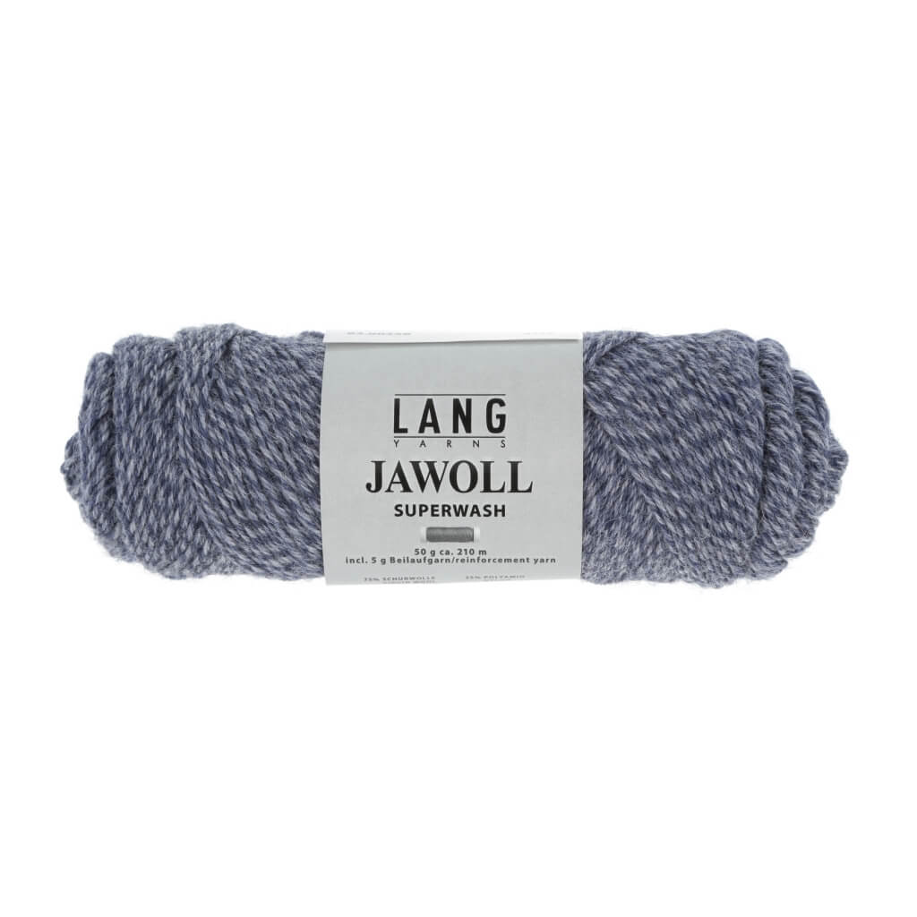Lang Yarns Jawoll - 50g 83.0258 - Jeans/Blau Mouliné Lieblingsgarn