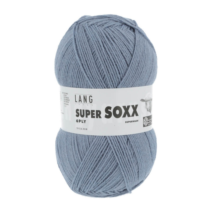 Lang Yarns Super Soxx 6-fach - 150g 907.0020 - Hellblau Lieblingsgarn