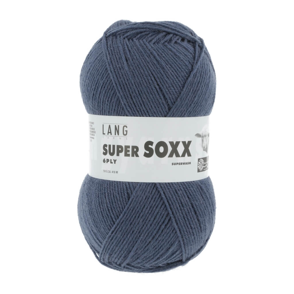 Lang Yarns Super Soxx 6-fach - 150g 907.0034 - Jeans Lieblingsgarn