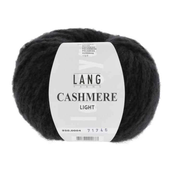 Lang Yarns Cashmere Light - 25g Kaschmir Wolle 950.0004 - Schwarz Lieblingsgarn