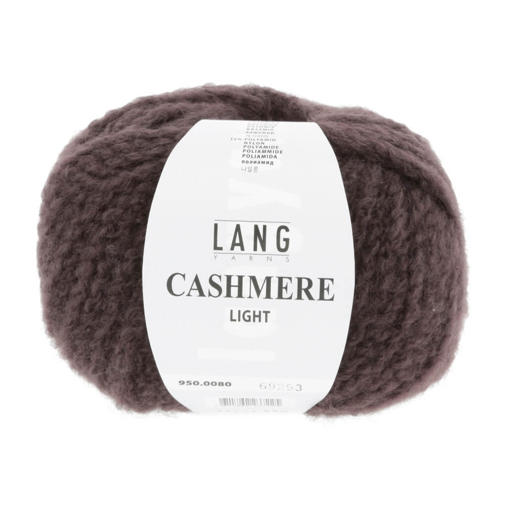 Lang Yarns Cashmere Light - 25g Kaschmir Wolle 950.0080 - Aubergine Lieblingsgarn