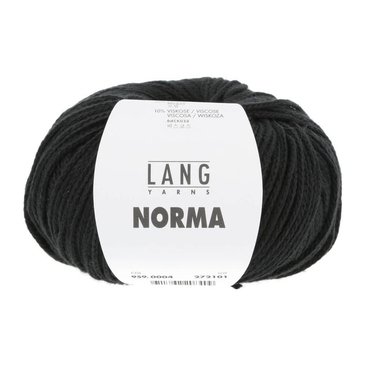 Lang Yarns Norma 959.0004 - Schwarz Lieblingsgarn