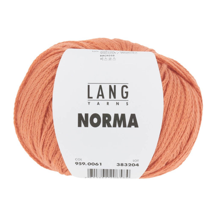 Lang Yarns Norma 959.0061 - Orange Lieblingsgarn
