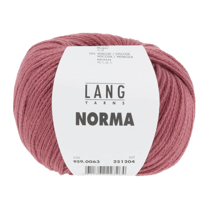 Lang Yarns Norma 959.0063 - Dunkelrot Lieblingsgarn