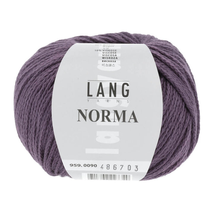 Lang Yarns Norma 959.0090 - Violett Dunkel Lieblingsgarn