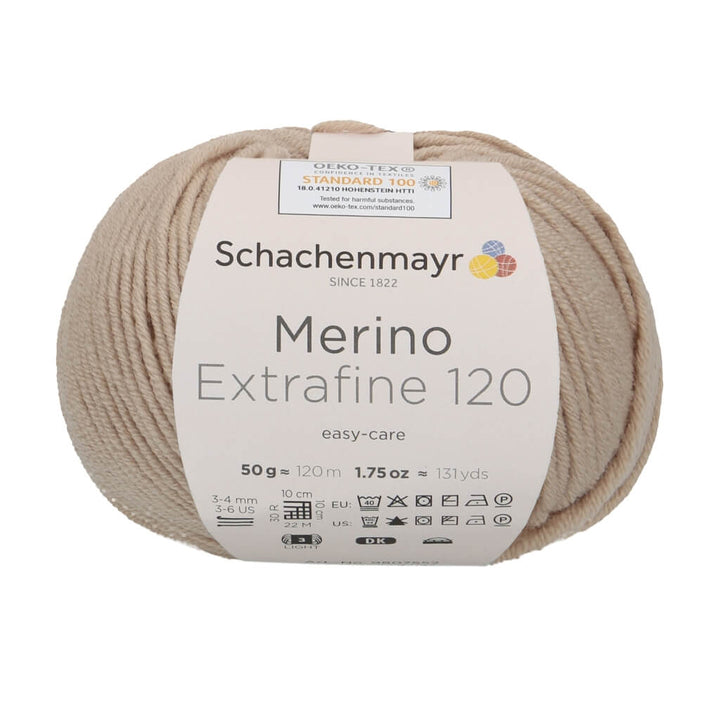 Schachenmayr Merino Extrafine 120 - Merinogarn 108 - Sahara Lieblingsgarn