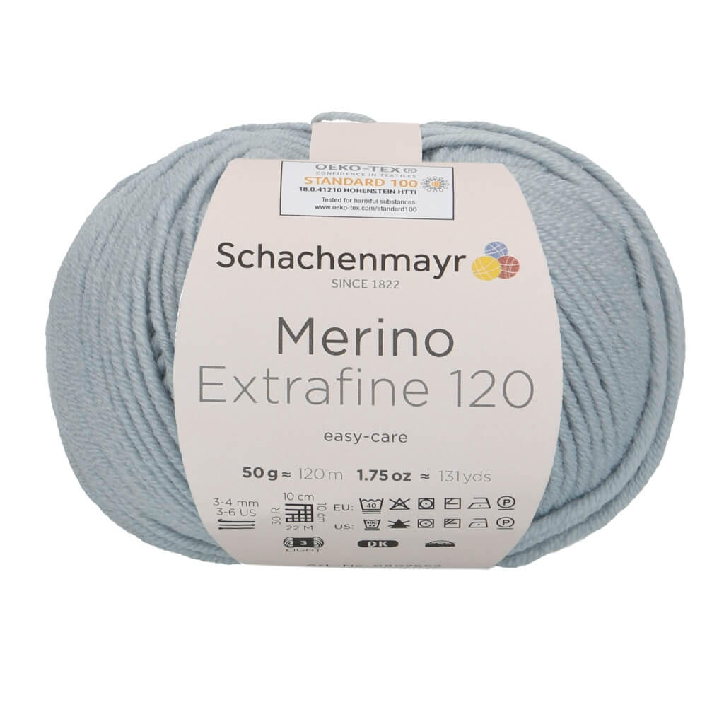 Schachenmayr Merino Extrafine 120 - Merinogarn 1152 - Eisblau Lieblingsgarn