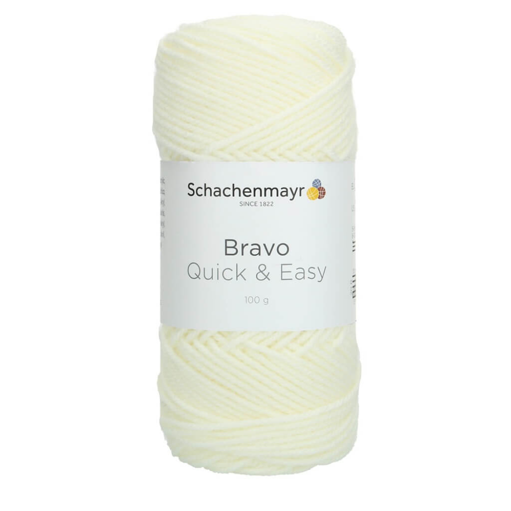 Schachenmayr Bravo Quick & Easy 100g 8200 - Ecru Lieblingsgarn