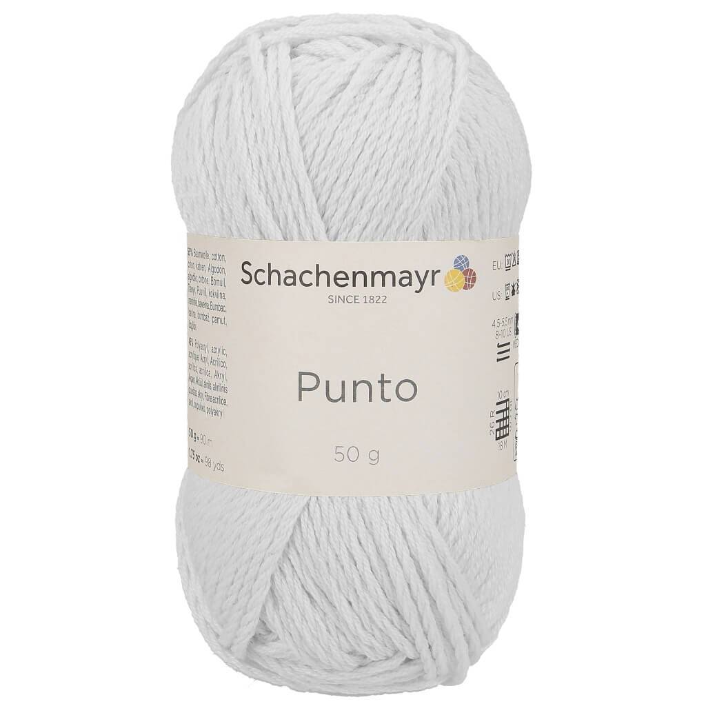 Schachenmayr Punto 50g - Aran Wolle 10 - Weiß Lieblingsgarn