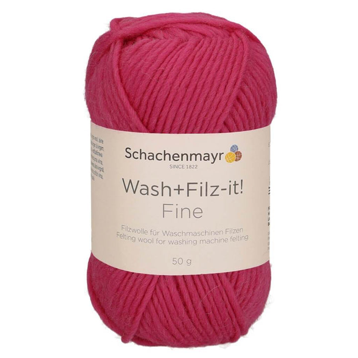 Schachenmayr Wash+Filz-it! Fine - Filzwolle 111- Pink Lieblingsgarn
