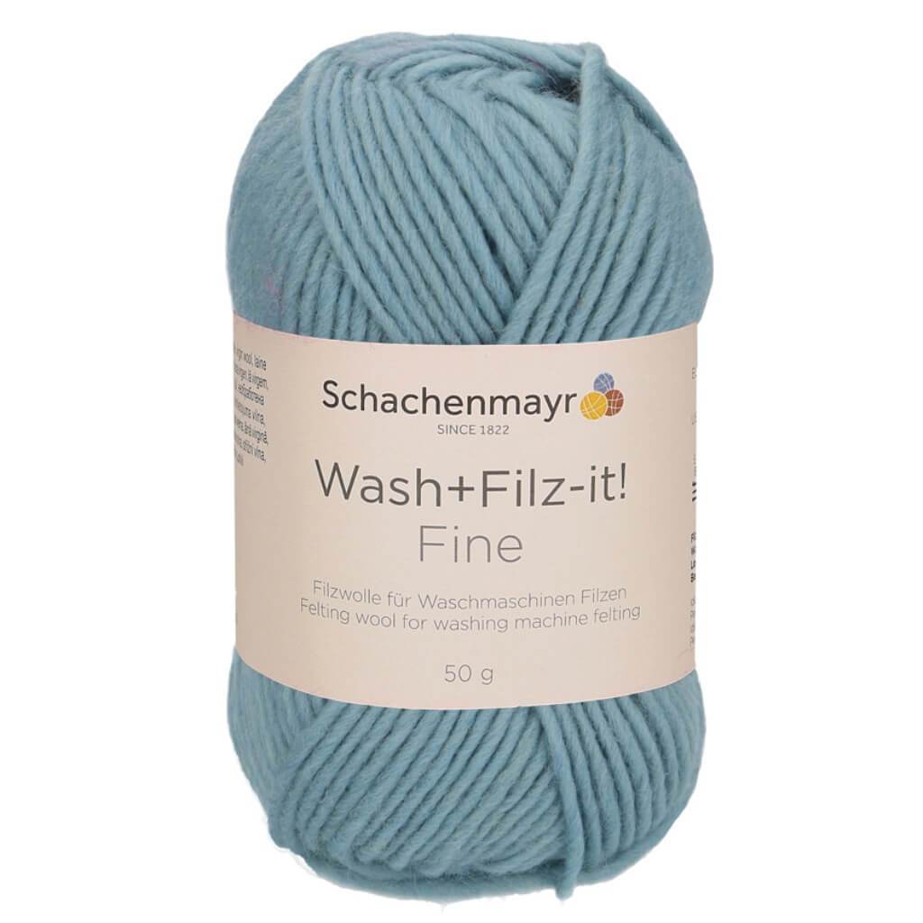 Schachenmayr Wash+Filz-it! Fine - Filzwolle 146 - Aqua Lieblingsgarn