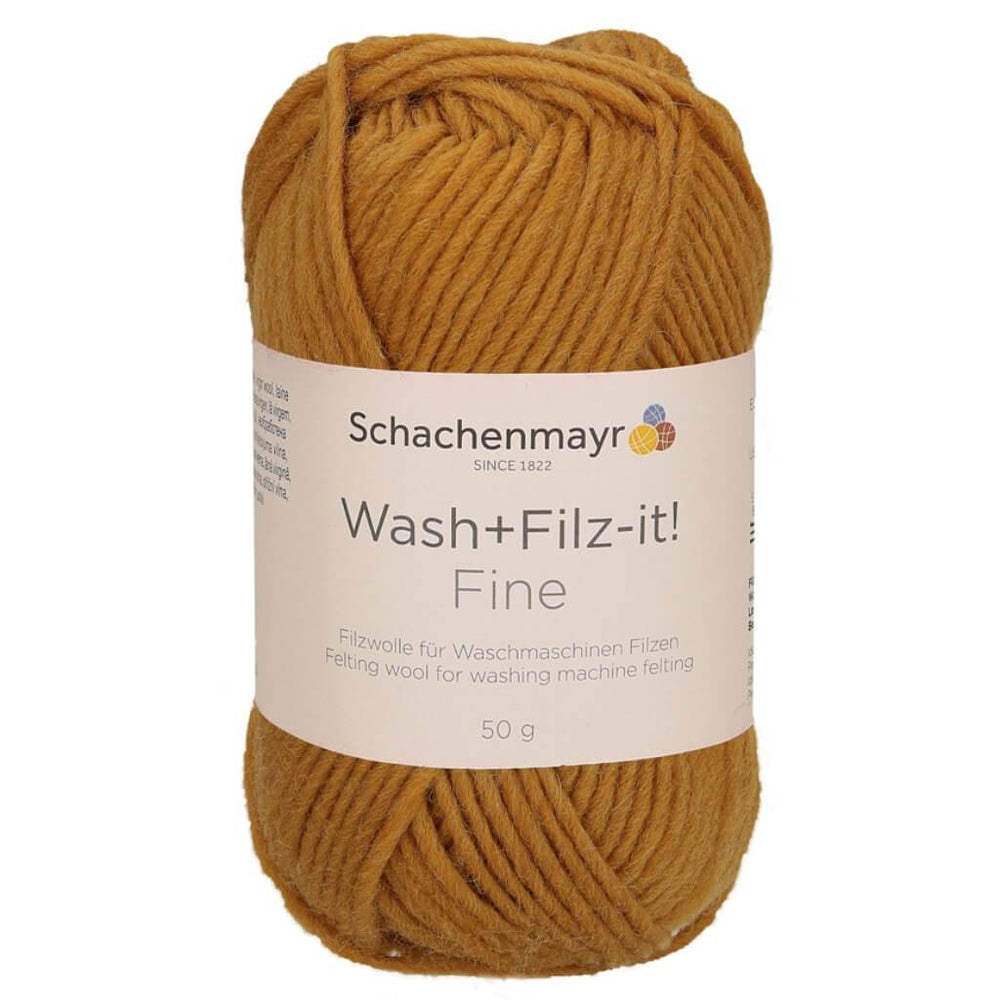 Schachenmayr Wash+Filz-it! Fine - Filzwolle 147 - Gold Lieblingsgarn