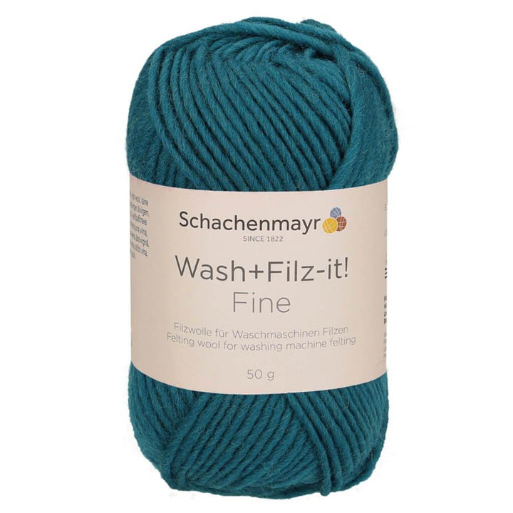 Schachenmayr Wash+Filz-it! Fine - Filzwolle 149 - Teal Lieblingsgarn
